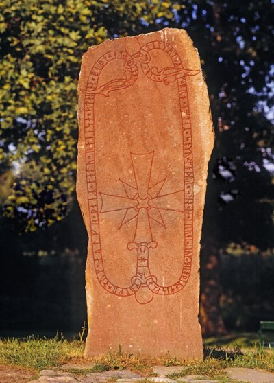 Rune stone, Mariefred by Viking